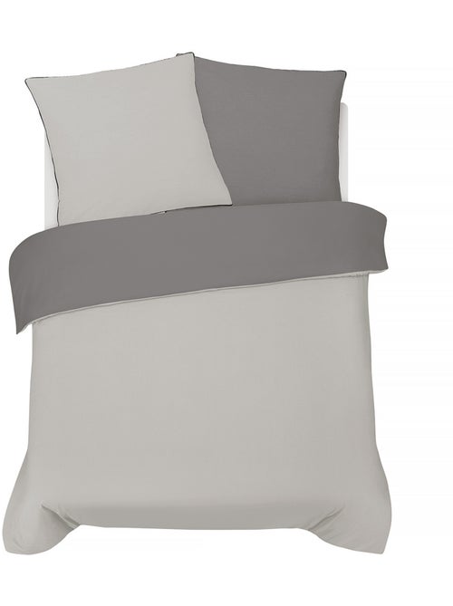 Future Home - Parure de lit double bicolore - Kiabi