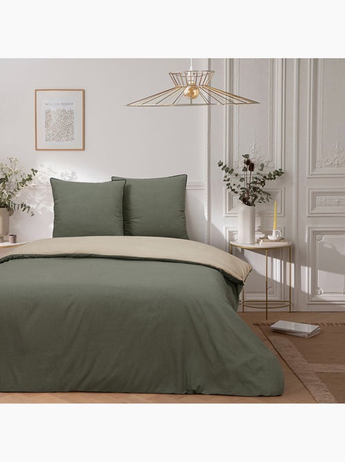 Future Home - Parure de lit double bicolore - Kiabi