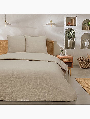 Future Home - Parure de lit double en gaze de coton