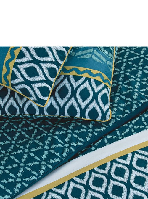 Future Home - Parure de lit double ethnique en microfibre lavée - Kiabi