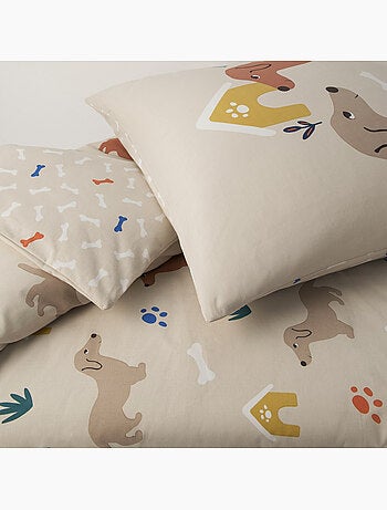 Future home - parure de lit enfant chien réversible