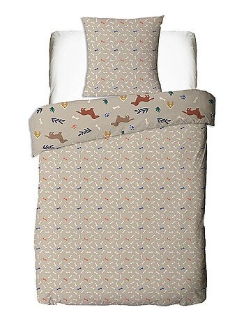 Future home - parure de lit enfant chien réversible