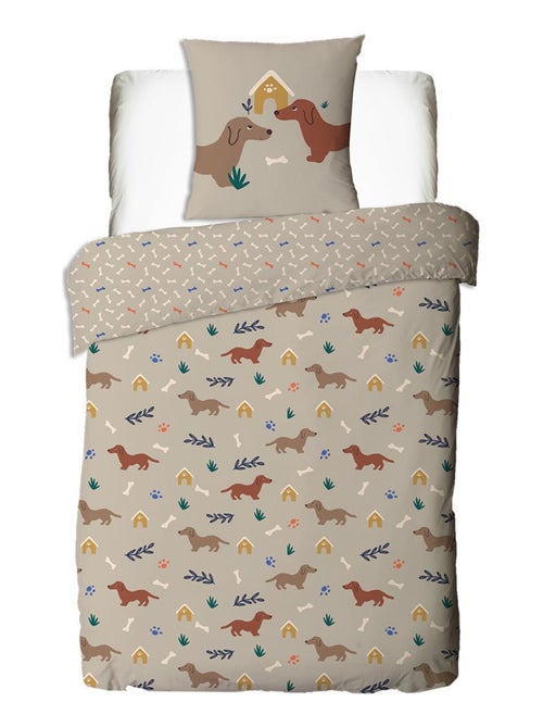 Future Home - Parure de lit enfant chien réversible - Kiabi