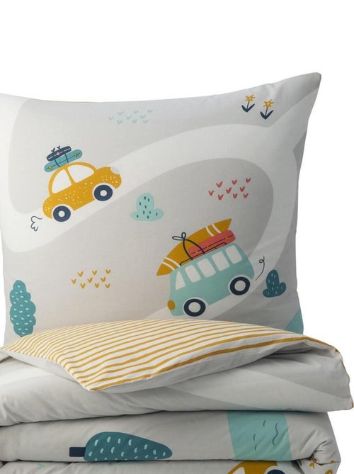 Future Home - Parure de lit enfant circuit voiture - Kiabi