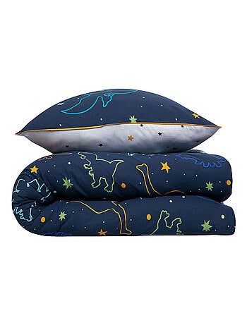 Future Home - Parure de lit enfant dinosaure réversible