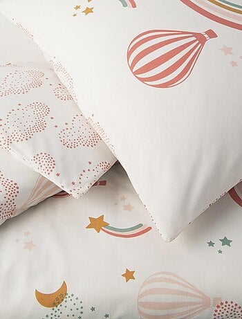 Future Home - Parure de lit enfant en coton imprimé arc-en-ciel