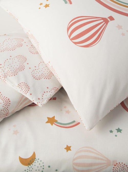 Future Home - Parure de lit enfant en coton imprimé arc-en-ciel - Kiabi