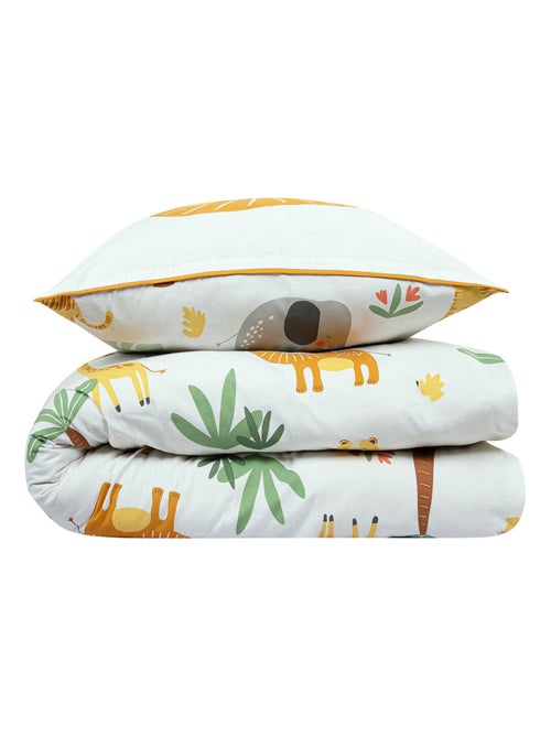 Future Home - Parure de lit enfant lion jungle réversible - Kiabi