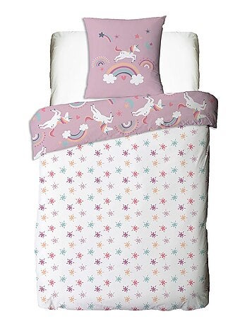 Future Home - Parure de lit enfant réversible Licorne