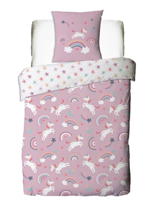 Future Home - Parure de lit enfant réversible Licorne - Kiabi