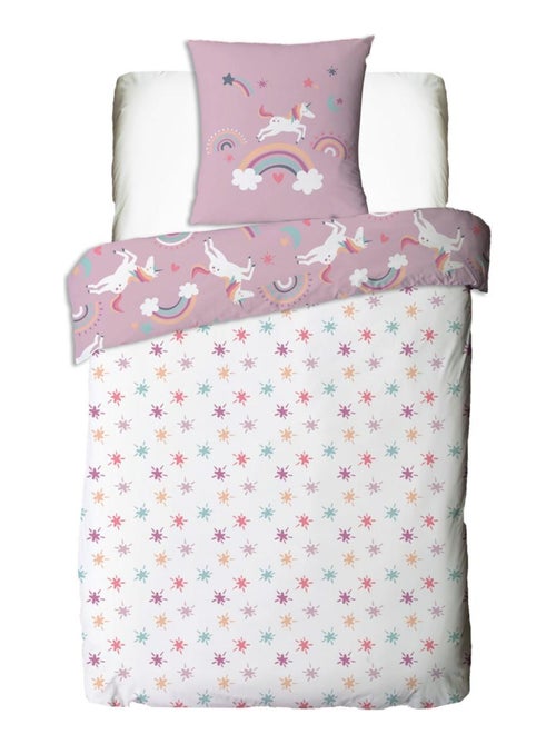 Future Home - Parure de lit enfant réversible Licorne - Kiabi