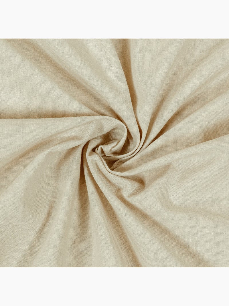 Future Home - Parure de lit simple bicolore Beige - Kiabi