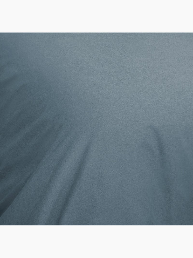 Future Home - Parure de lit simple bicolore Bleu - Kiabi