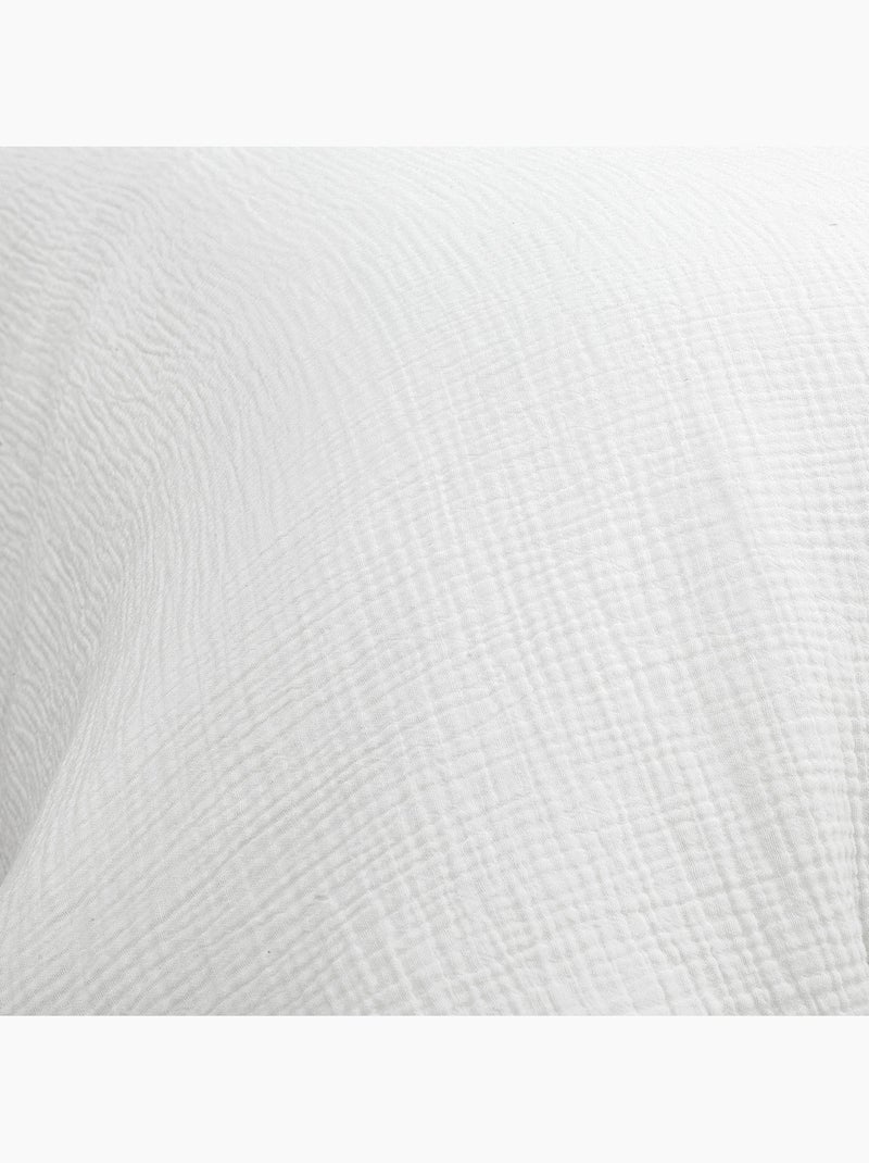 Future Home - Parure de lit simple en gaze de coton Blanc - Kiabi