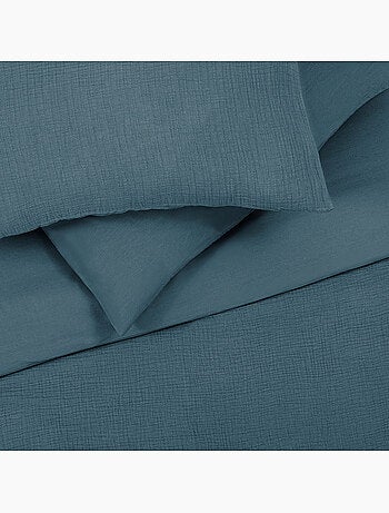 Future Home - Parure de lit simple en gaze de coton