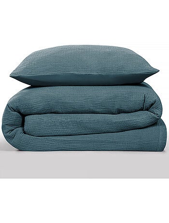 Future Home - Parure de lit simple en gaze de coton