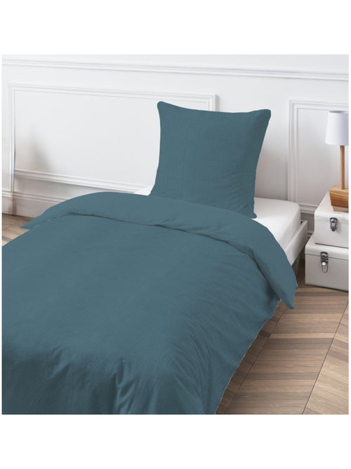 Future Home - Parure de lit simple en gaze de coton - Kiabi Future Home - Parure de lit simple en gaze de coton - Kiabi