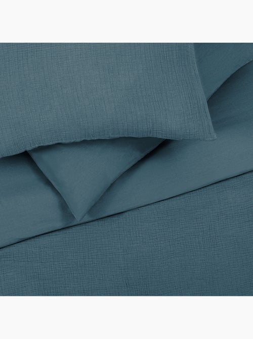 Future Home - Parure de lit simple en gaze de coton - Kiabi Future Home - Parure de lit simple en gaze de coton - Kiabi