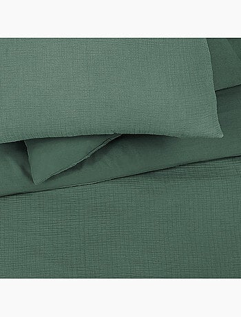 Future Home - Parure de lit simple en gaze de coton