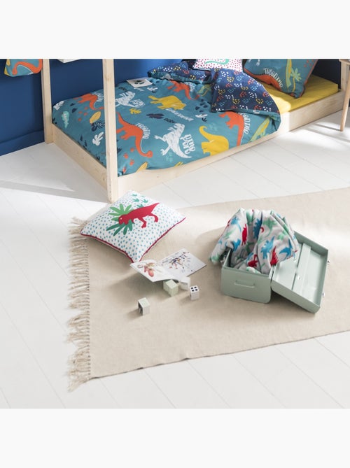 Future Home - Plaid enfant polyester gris 130x150cm - Kiabi Future Home - Plaid enfant polyester gris 130x150cm - Kiabi