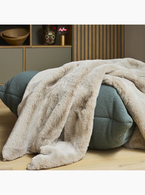 Future Home - Plaid fausse fourrure 130x180 cm - Kiabi
