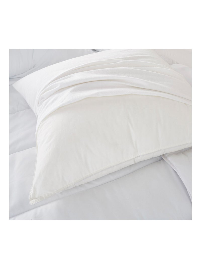 Future Home - Protège oreiller molleton anti-acariens impérméable Blanc - Kiabi