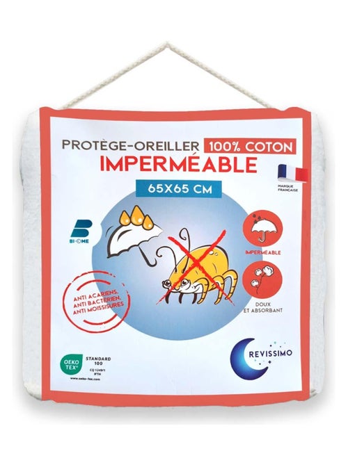 Future Home - Protège oreiller molleton anti-acariens impérméable - Kiabi