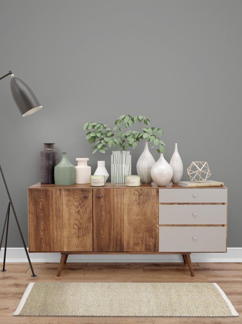 Future Home - Tapis déco à franges en jute Beige - Kiabi