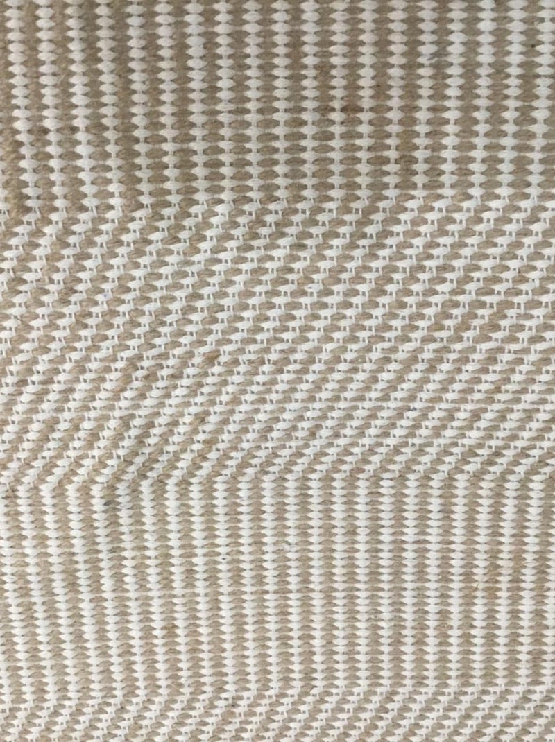 Future Home - Tapis déco à franges en jute et coton Beige - Kiabi