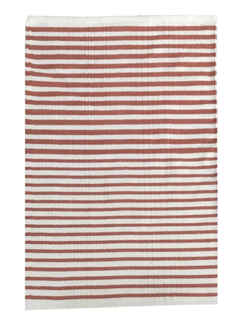 Future Home - Tapis déco à rayures en coton - Kiabi