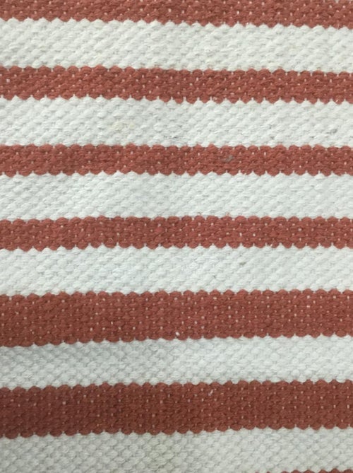 Future Home - Tapis déco à rayures en coton - Kiabi