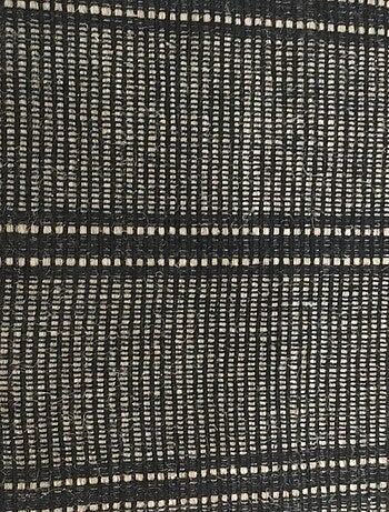 Future Home - Tapis déco à rayures en coton et jute