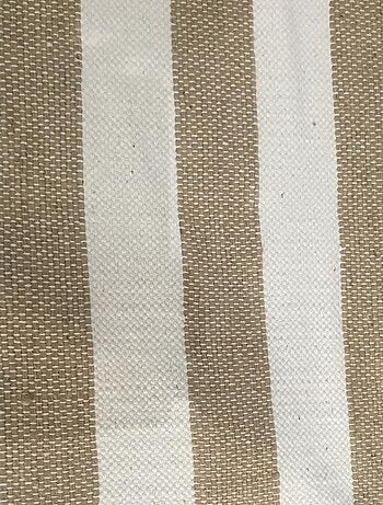 Future Home - Tapis déco à rayures en jute et coton