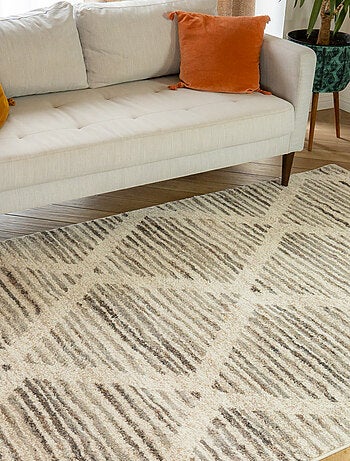 Future Home - Tapis déco intérieur style berbère losanges