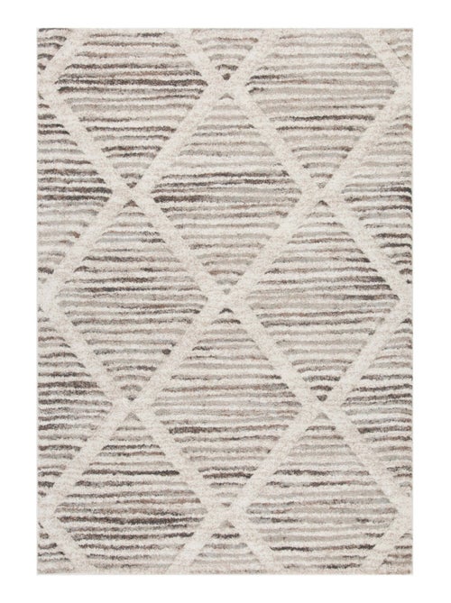 Future Home - Tapis déco intérieur style berbère losanges - Kiabi