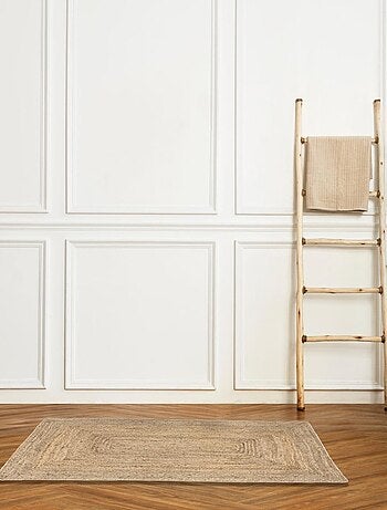 Future Home - Tapis déco rectangle en jute