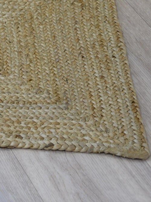 Future Home - Tapis déco rectangle en jute - Kiabi