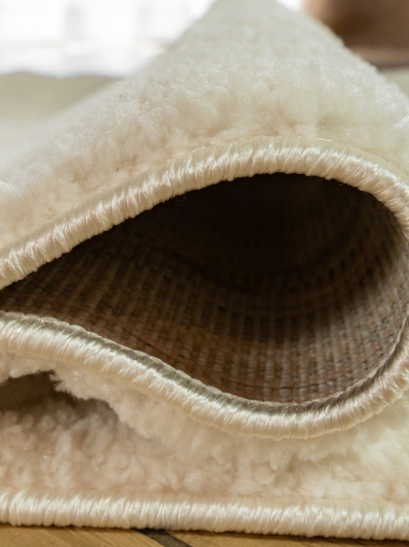 Future Home - Tapis déco style berbère losanges Ecru - Kiabi