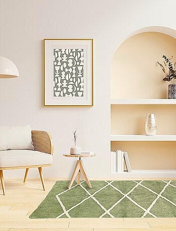 Future Home - Tapis déco type berbère en coton tufté