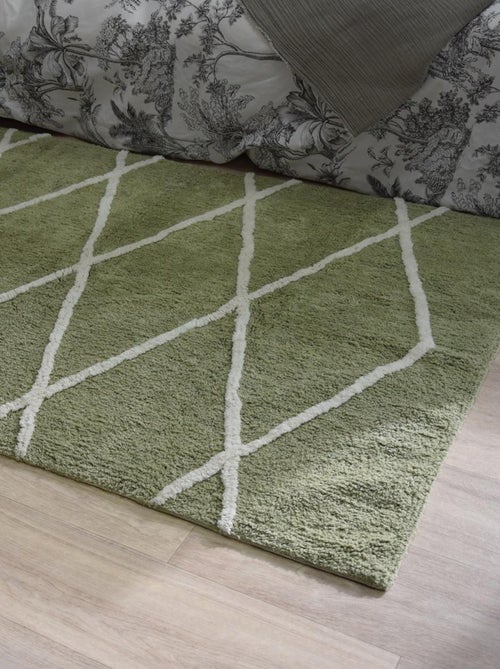 Future Home - Tapis déco type berbère en coton tufté - Kiabi