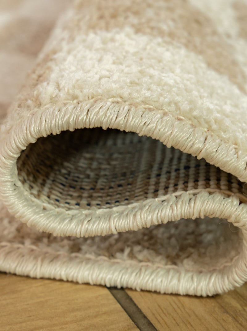 Future Home - Tapis décoration d'intérieur damier Beige - Kiabi