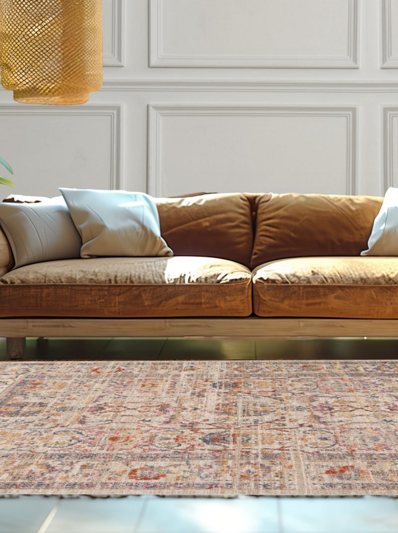 Future Home - Tapis décoration d'intérieur vintage Beige - Kiabi