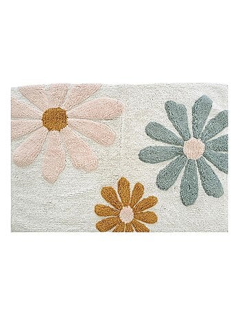 Future Home - Tapis enfant à fleurs en coton tufté