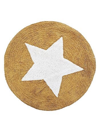 Future Home - Tapis enfant rond étoile en coton