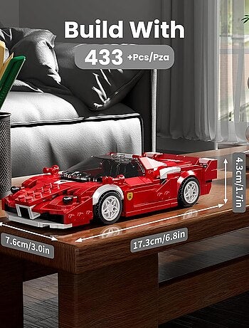FXX Supercar avec vitrine de présentation