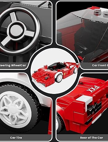 FXX Supercar avec vitrine de présentation
