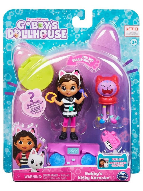 Gabby's Dollhouse Gabby's Kitty Karaoke Figurine et chat - Kiabi