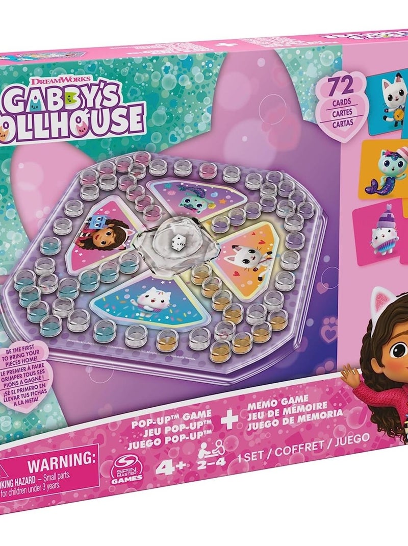 Gabby's Dollhouse Jeu Memo & Popup Pack de 2 pièces N/A - Kiabi