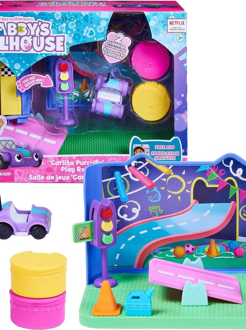 Gabby's Dollhouse Playset Deluxe La Salle De Jeu Chabriolette - Kiabi