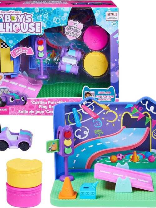 Gabby's Dollhouse Playset Deluxe La Salle De Jeu Chabriolette - Kiabi
